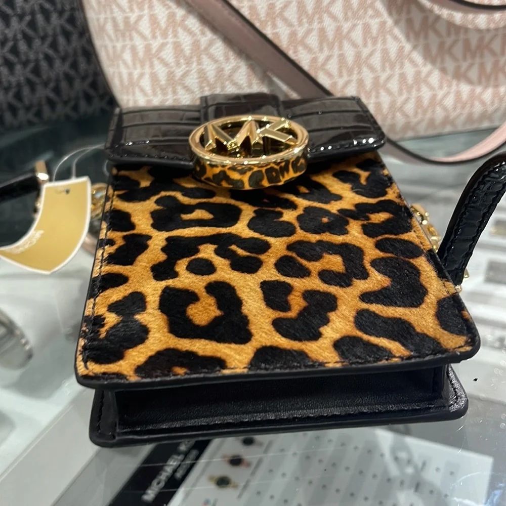 Michael Kors Carmen Small NS Phone XBODY HairCalf
Black Multi - Picture 7 of 16
